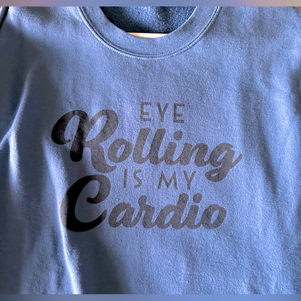 Crew neck with quote